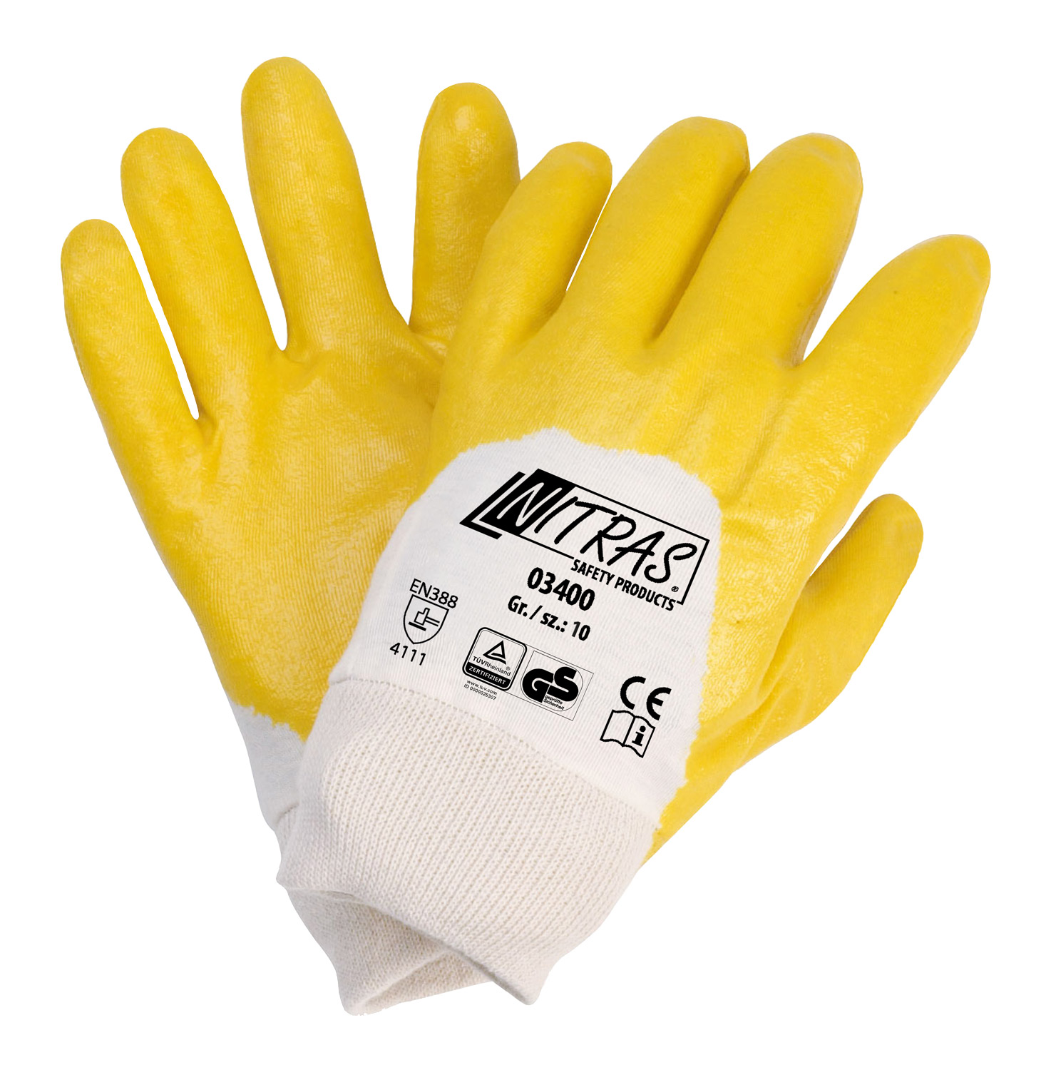 BW-Trikot-Handschuh NITRAS 03400, EN 388